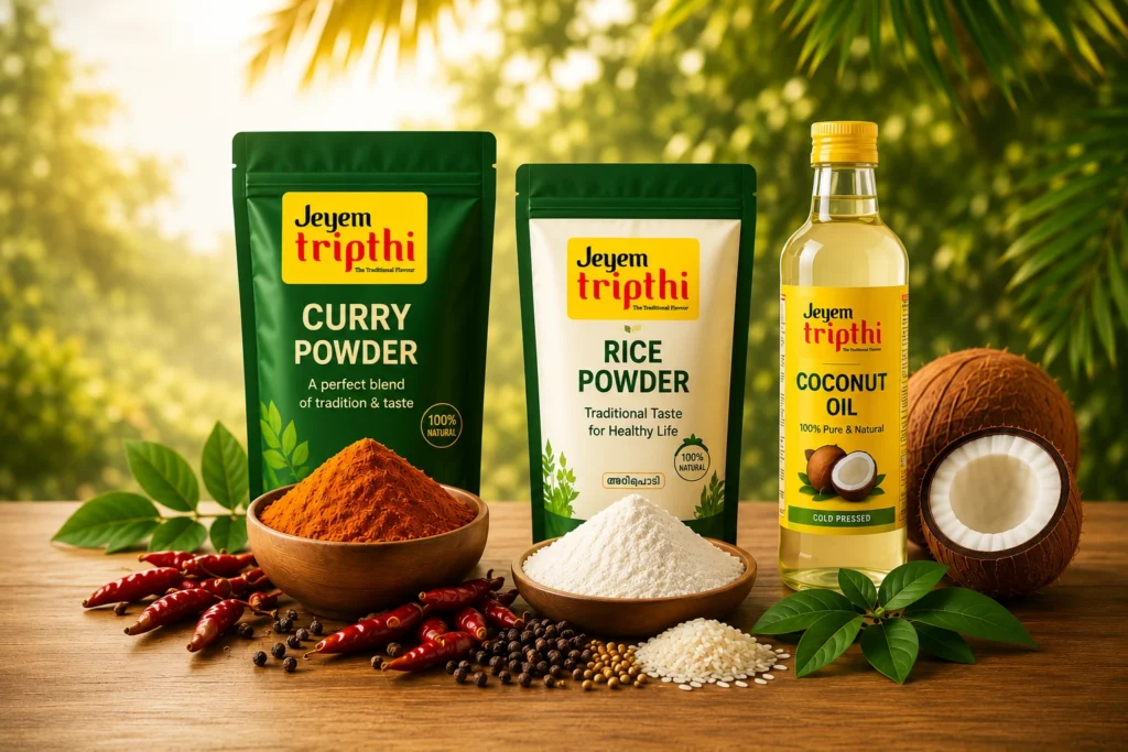 Premium breakfast powders and curry powders manufacturer in Kerala